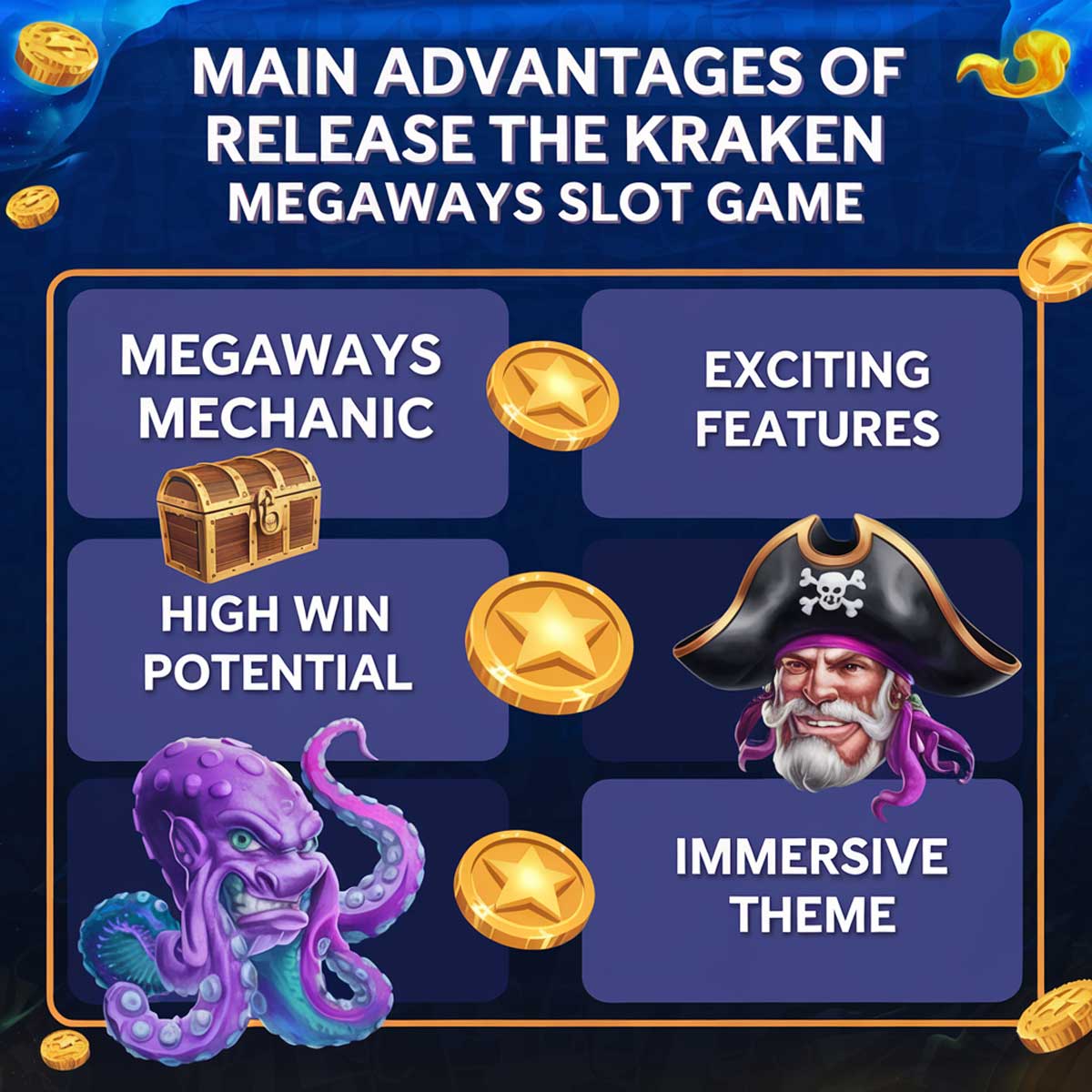 Release the Kraken Megaways slot machine game